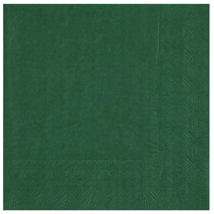 8083 serviette de table papier vert fonce