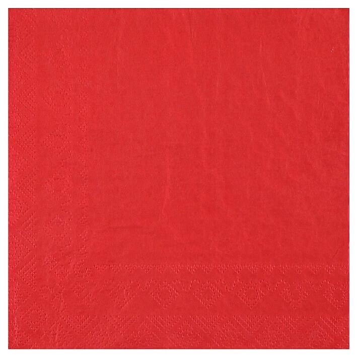 8083 serviette de table rouge