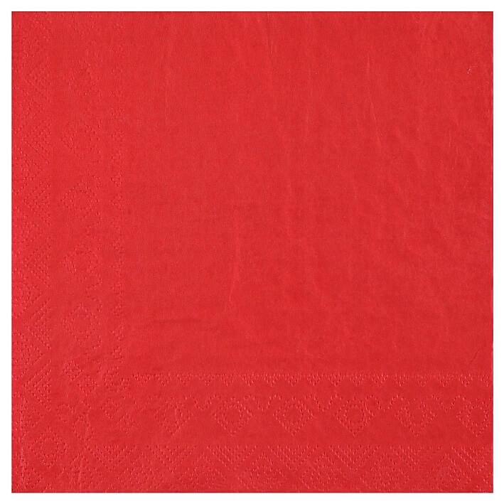 8083 serviette de table rouge