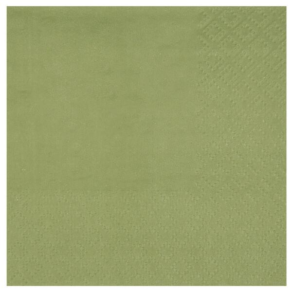 8083 serviette de table vert olive sauge