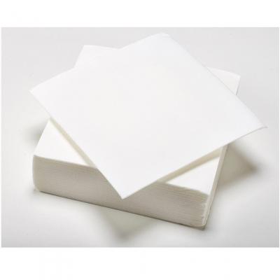 Serviette de table ouate micro gaufrée 38cm (x50) Blanc REF/8096