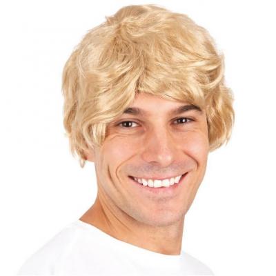 1 Perruque blonde adulte courte REF/81119 (Accessoire de déguisement)