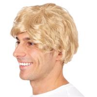 81119 accessoire deguisement perruque adulte blonde courte et raide