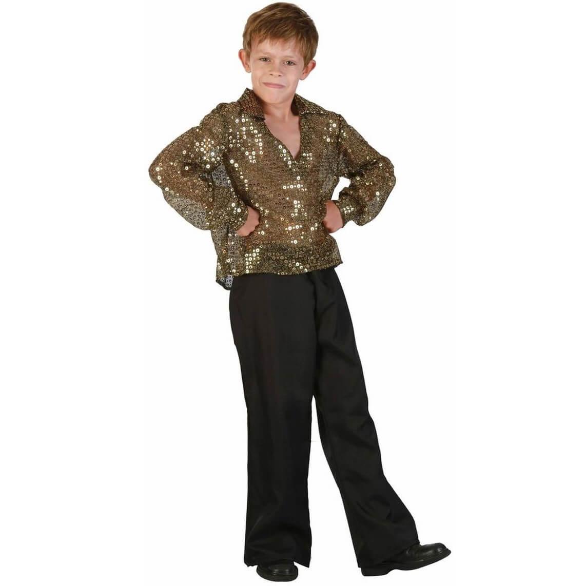 Pantalon Disco Noir - Déguisement Enfant - Rue de la Fête