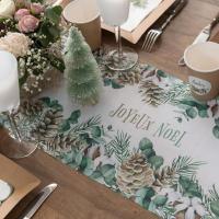 8131 chemin de table noel decoration naturel champetre