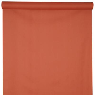 1 Nappe brique/terracotta de 10m en in tissé REF/8236 (uniquement magasin) 60gr/m2