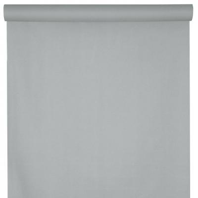 1 Nappe de table gris argenté de 10m en in tissé REF/8236 (uniquement magasin) 60gr/m2