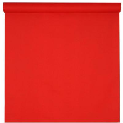 1 Nappe de table rouge de 10m en in tissé REF/8236 (uniquement magasin) 60gr/m2