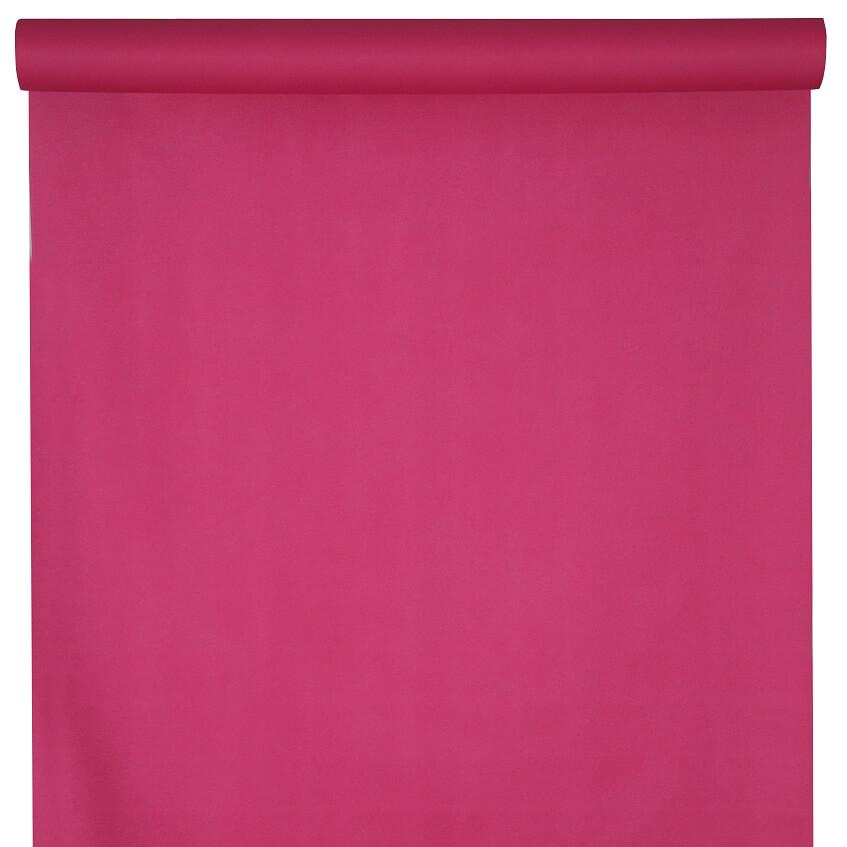 8236 rouleau de nappe intisse 10m rose fuchsia