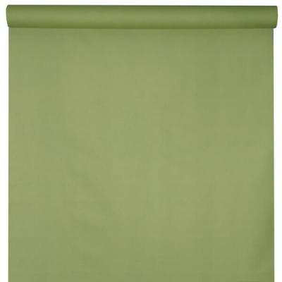 1 Nappe Vert Olive/Sauge en intissé de 25m en rouleau REF/8237 (uniquement magasin) 60gr/m2