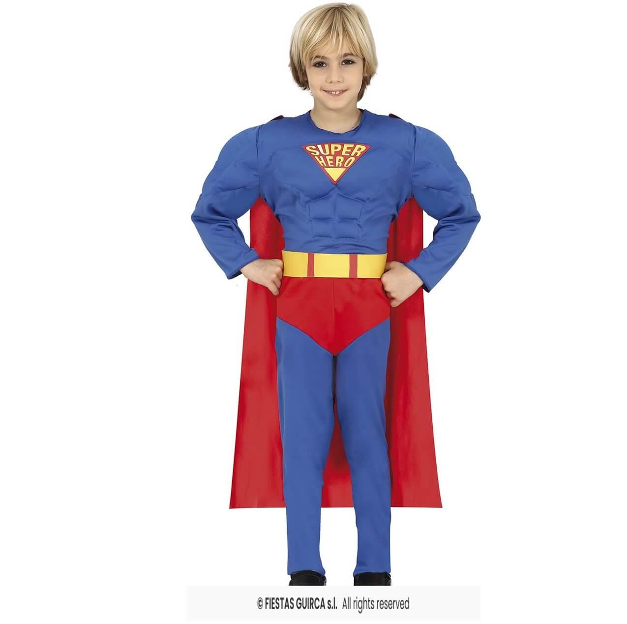 82670 taille 5 6ans costume super heros muscle enfant