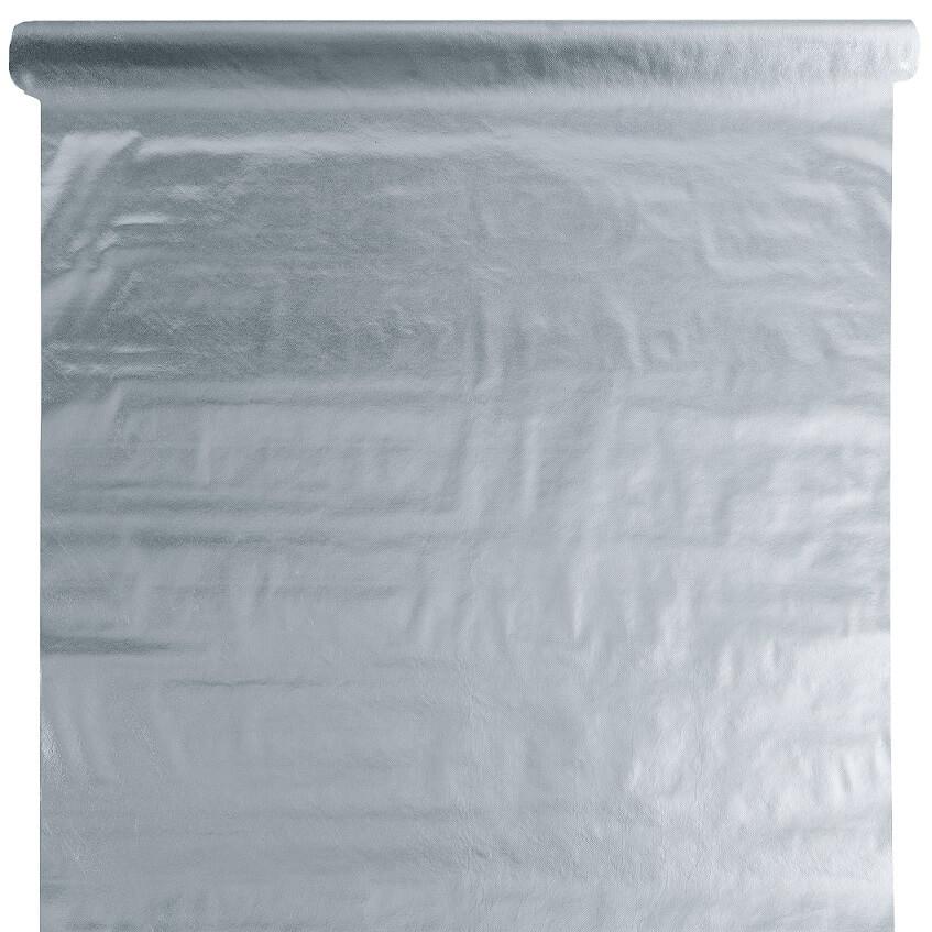 8296 rouleau nappe intisse argent metallique