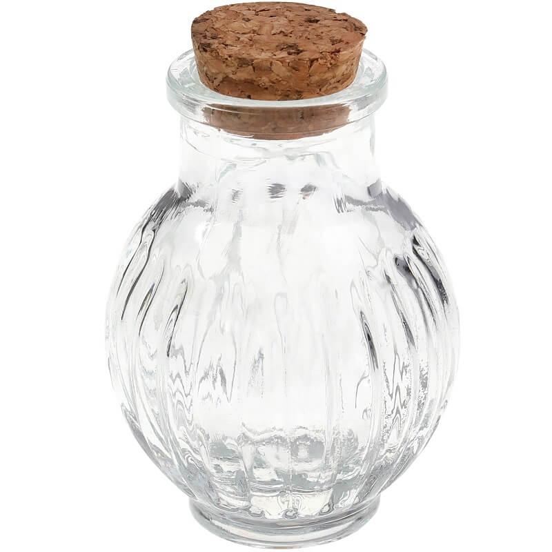 8308 contenant pot verre bois renaissance