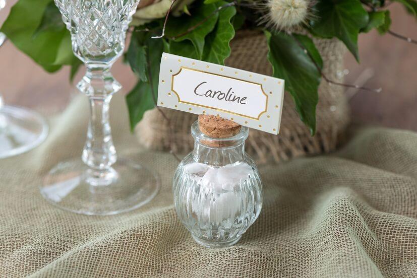 8308 decoration contenant pot verre bois renaissance