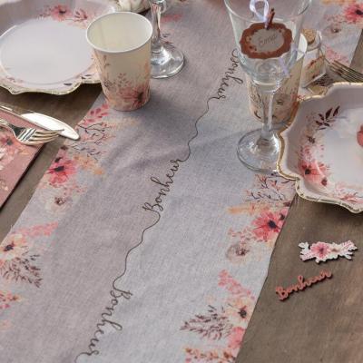 8327 chemin de table floral nature champetre bonheur