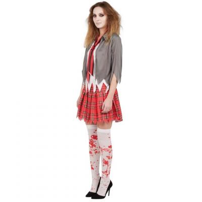 83334 taille ado xs costume deguisement halloween etudiante sanglante