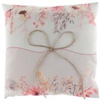 8338 coussin a alliance mariage amour floral champetre