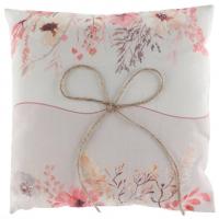 8338 coussin a alliance mariage amour floral champetre
