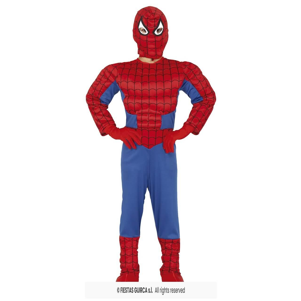 83585 taille 10 12 ans costume homme araignee muscle super hero