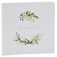 8387 livre d or vert feuillage nature champetre