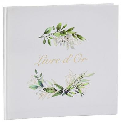 8387 livre d or vert feuillage nature champetre