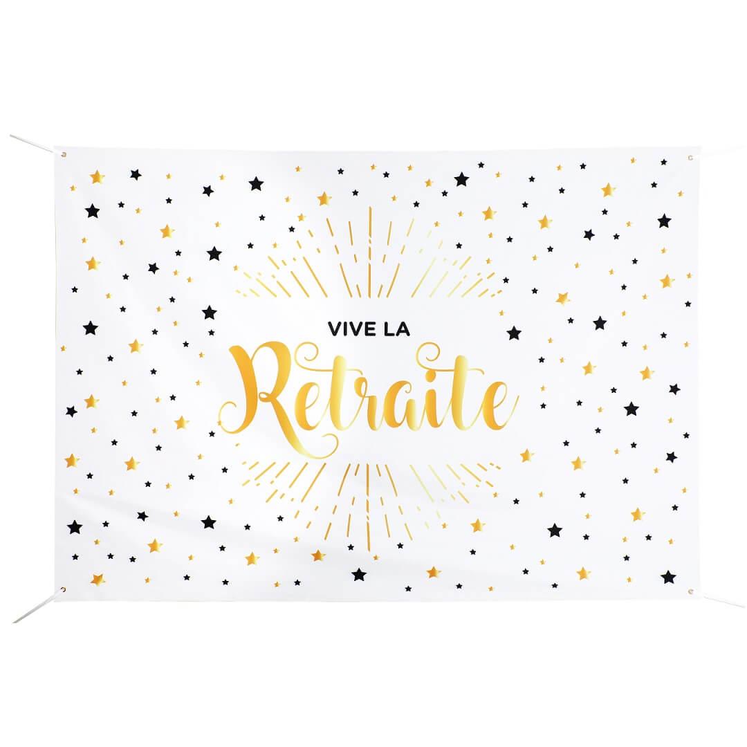 8396 decoration toile de fond photo retraite blanc et dore or metallise