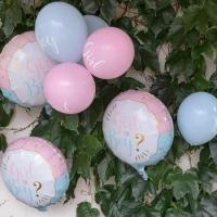 8408 ballon aluminium girl or boy baby shower gender reveal fille garcon