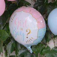 8408 ballon aluminium girl or boy baby shower gender reveal