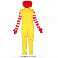 84150 taille xl deguisement halloween homme adulte burger clown tueur