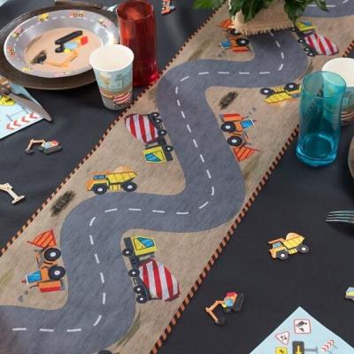8416 decoration chemin de table chantier