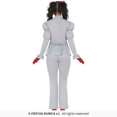 84233 magasin pas de calais deguisement adulte femme halloween clown diabolique cirque