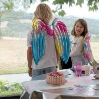 8450 ballon aluminium multicolore ailes de fee
