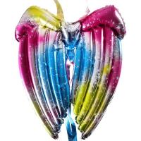8450 ballon aluminium multicolore ailes de p tite fee