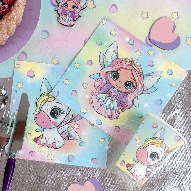 Sachet Licorne pour bonbons REF/001SAP (Anniversaire enfant)