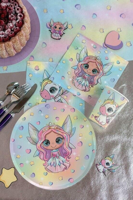 Serviette Anniversaire Licorne - Serviette Papier Licorne