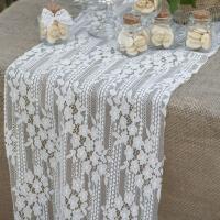 8513 chemin de table dentelle ivoire champetre boheme