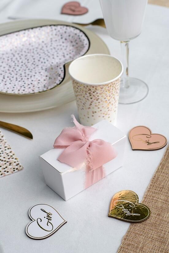 8515 confection ruban rose poudre crepe