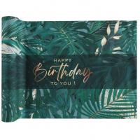 8529 chemin de table joyeux anniversaire jungle tropicale hapy birthday