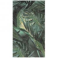 8534 serviette de table verte en papier jungle chic