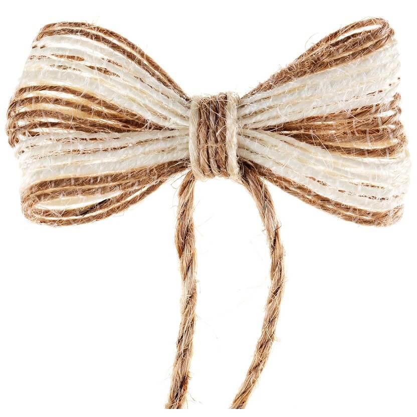 8540 decoration noeud corde nature champetre