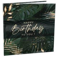 8541 livre dor jungle chic tropicale anniversaire haopy birthday