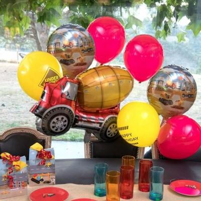 8548 decoration de salle ballon aluminium latex chantier