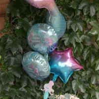 8550 decoration ballon aluminium sirene fete anniversaire enfant
