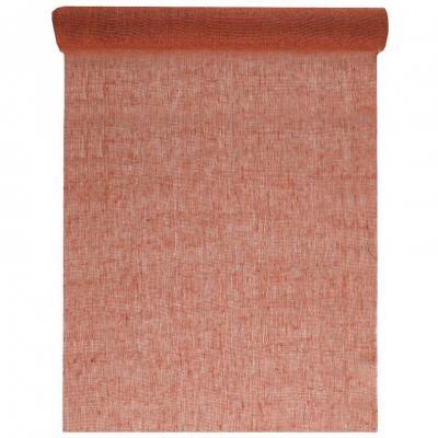 8553 decoration chemin de table coton terracotta
