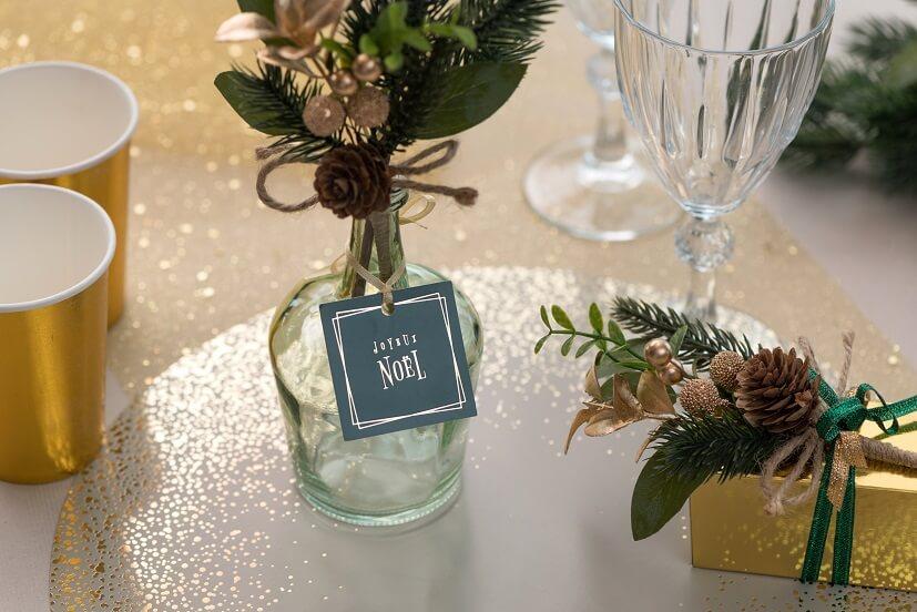 8560 decoration centre de table vase dame jeanne vert