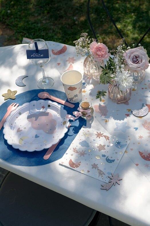 8567 decoration vase rose rond en verre theme nature champetre