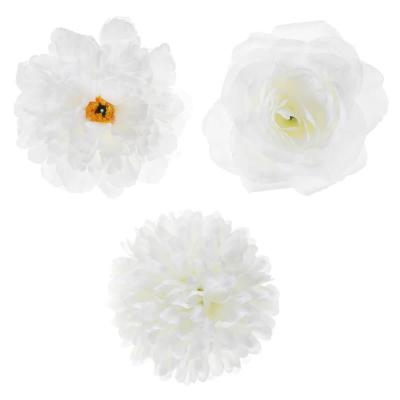 8569 decoration de table florale avec fleurs blanches