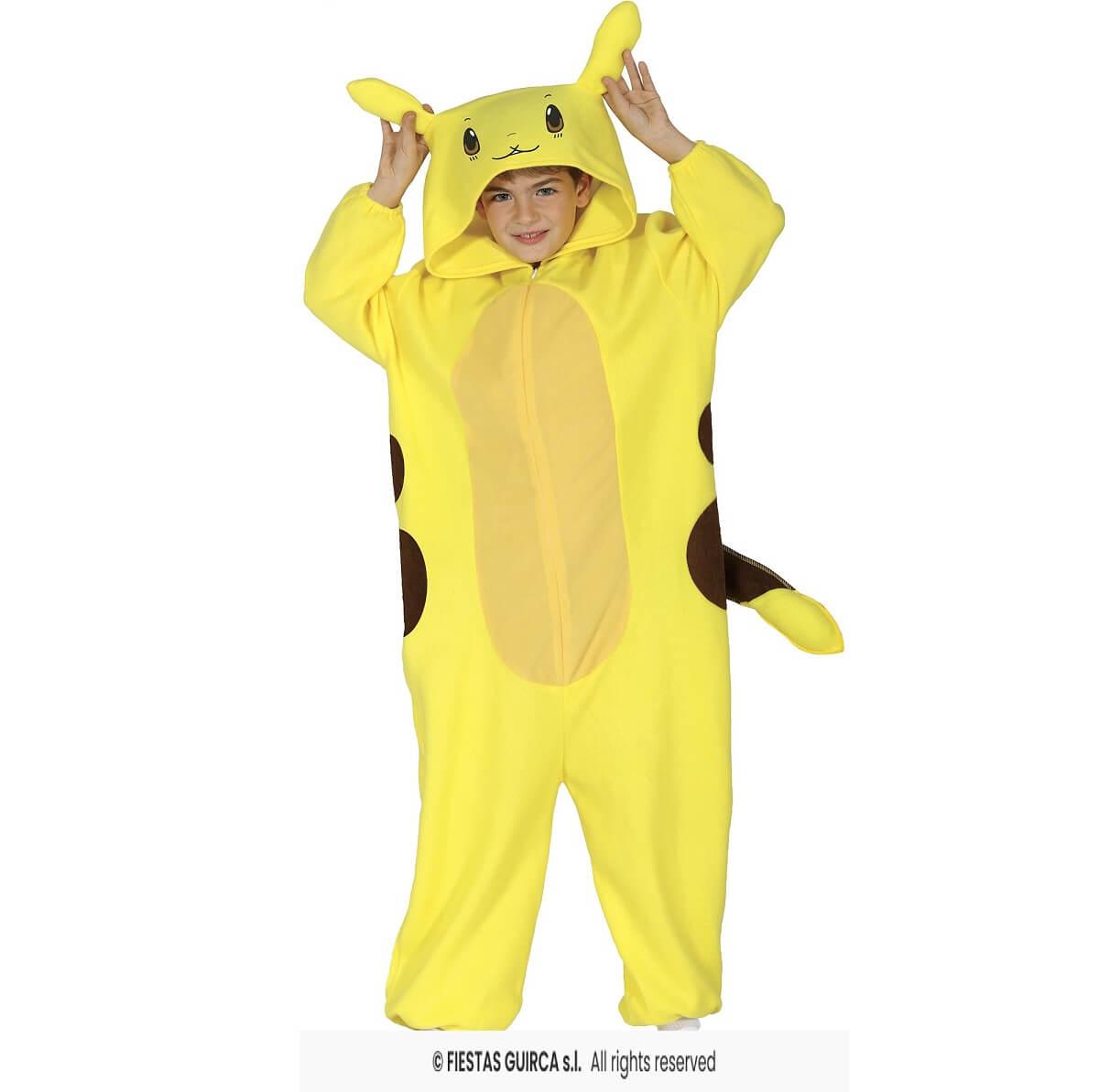 86005 taille 5 6 ans costume enfant chinchilla electrique jaune
