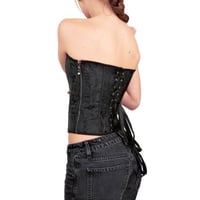 865189 boutique deguisement pas de calais corset noir femme adulte halloween
