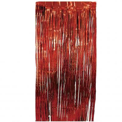 87023 rideau de porte argent metallique